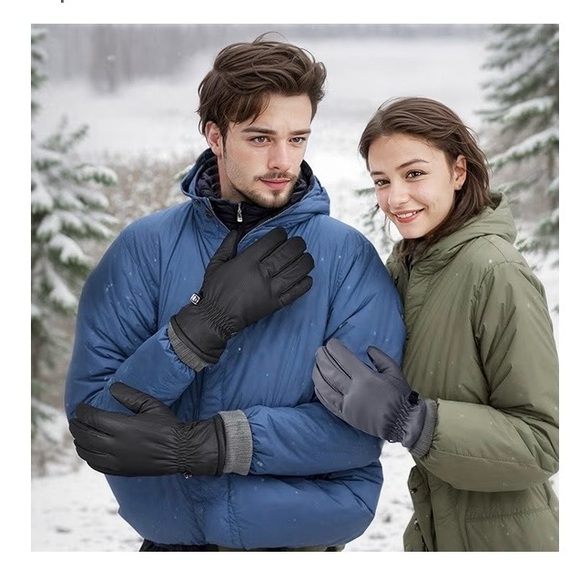 Sukeen Winter Warm Gloves Men Women Windproof Anti-Slip Touchscreen. BLACK,NEW - Picture 9 of 12